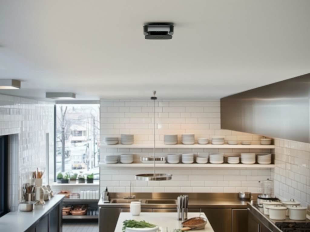 Ajax Systems unifica la seguridad electrónica en una sola interfaz 3 Lifestyle Ajax EN54 FireProtect Heat Smoke Jeweller kitchen black