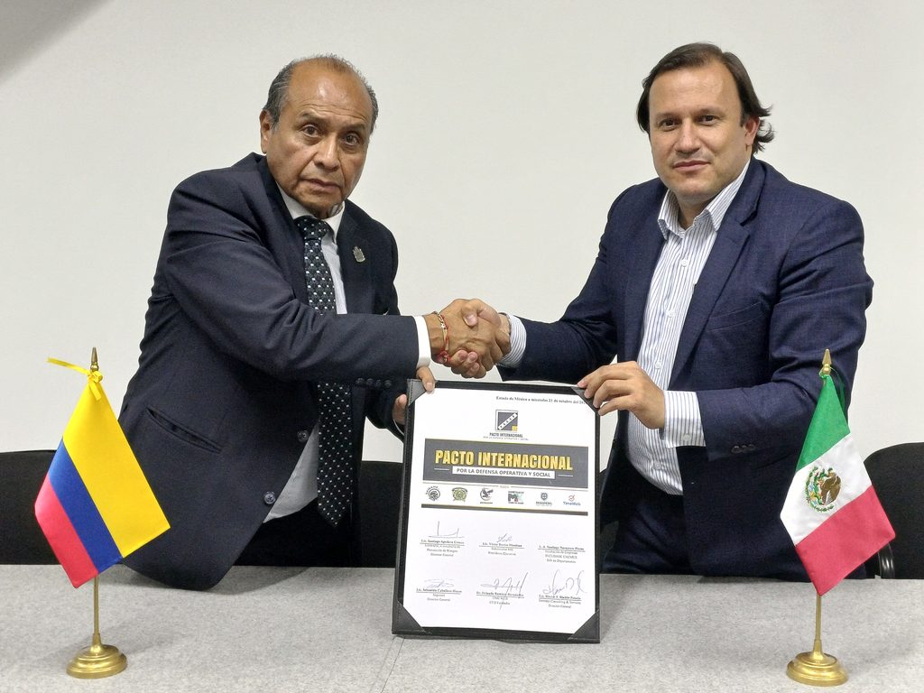 Firman empresarios “Pacto Internacional en Seguridad Privada México – Colombia” 1 PACTO 1